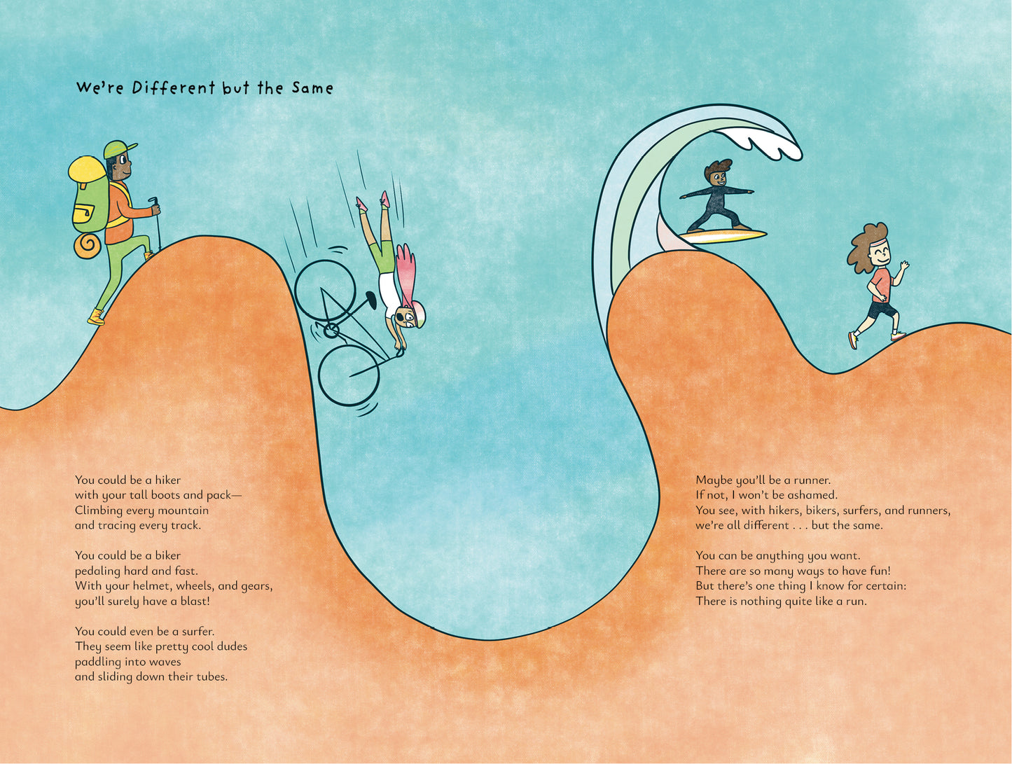 Little Trail Runner - Hardcover Children's Poem Picture Book