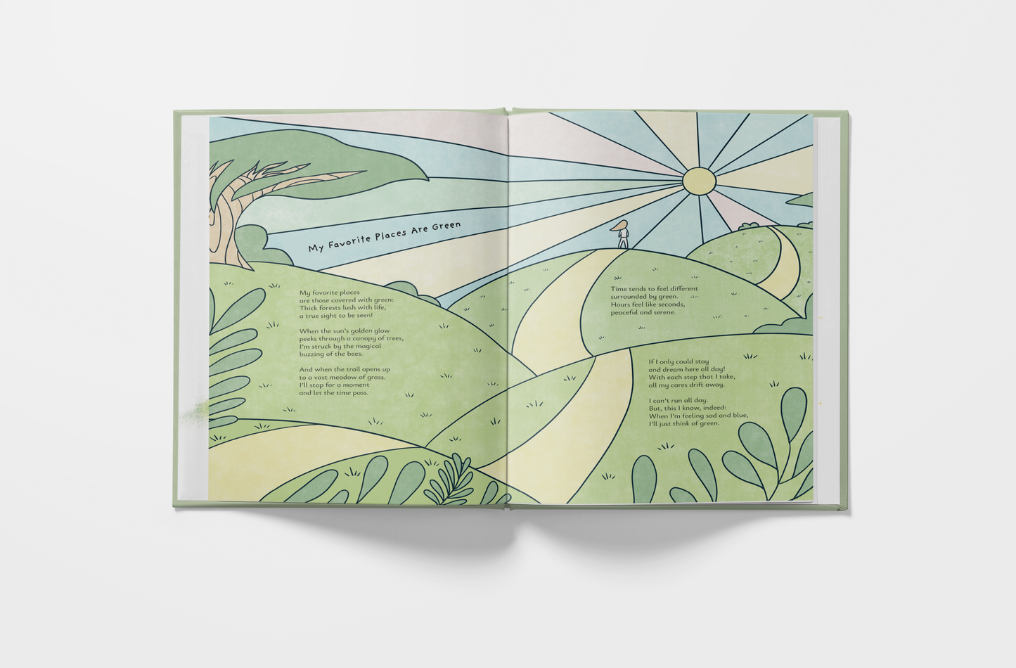 Little Trail Runner - Hardcover Children's Poem Picture Book